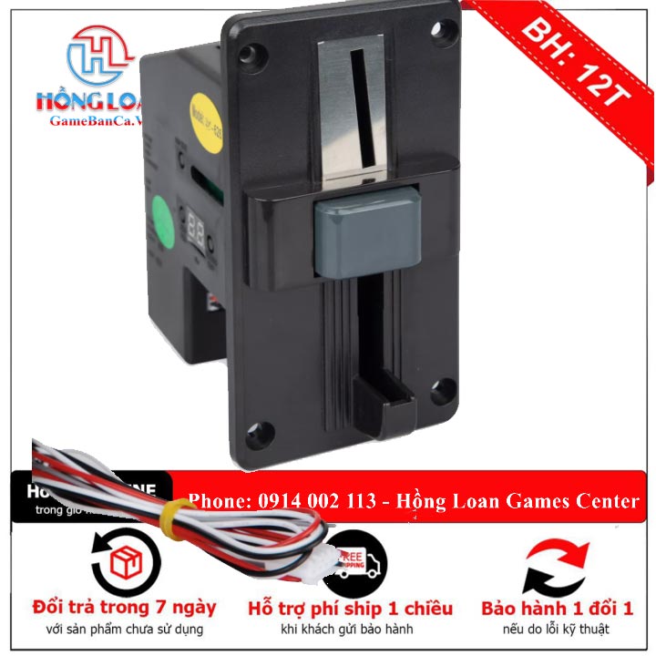 Ô THẺ CHẤP NHẬN Đồng xu VỚI6 Giá Trị Lập Trình CPU Multi Coin Acceptor 